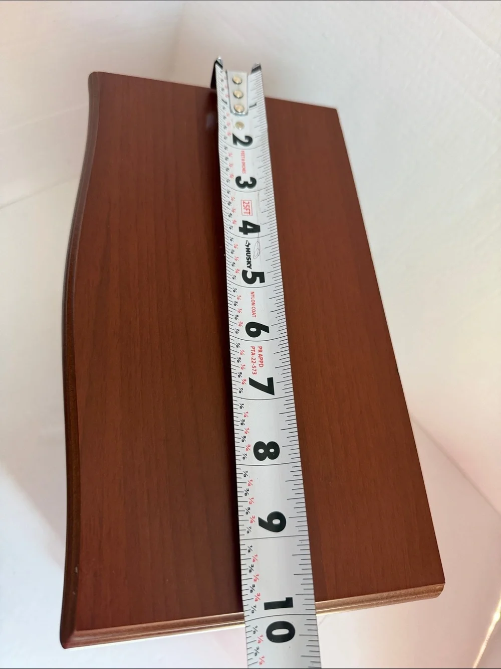 Classic Wooden Jewelry Organizer with Mirror in Brown Vintage